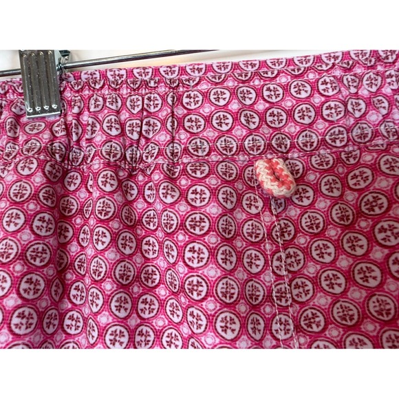 Johnnie-O Mens Pink Kitts Medallion Print Swim Trunk Board Short XL 1/2 elastic - Picture 6 of 11